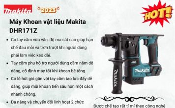 #15 Máy Khoan vật liệu Makita DHR171Z