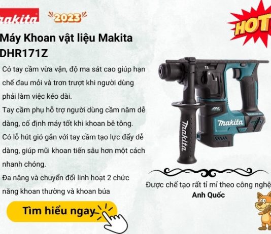 #15 Máy Khoan vật liệu Makita DHR171Z
