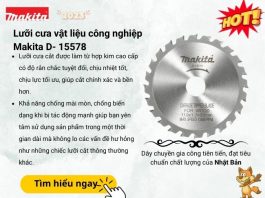 #33 Lưỡi cưa vật liệu công nghiệp Makita D- 15578